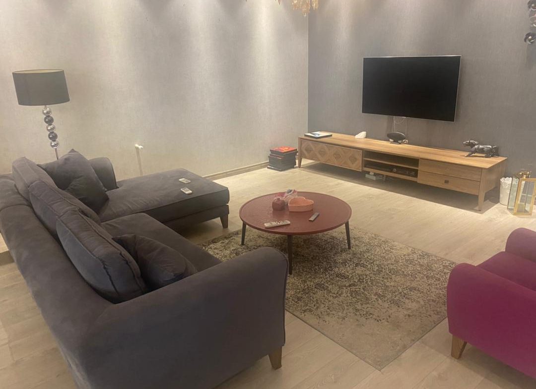 furnished apartment in Tehran Elahiyeh-TV room