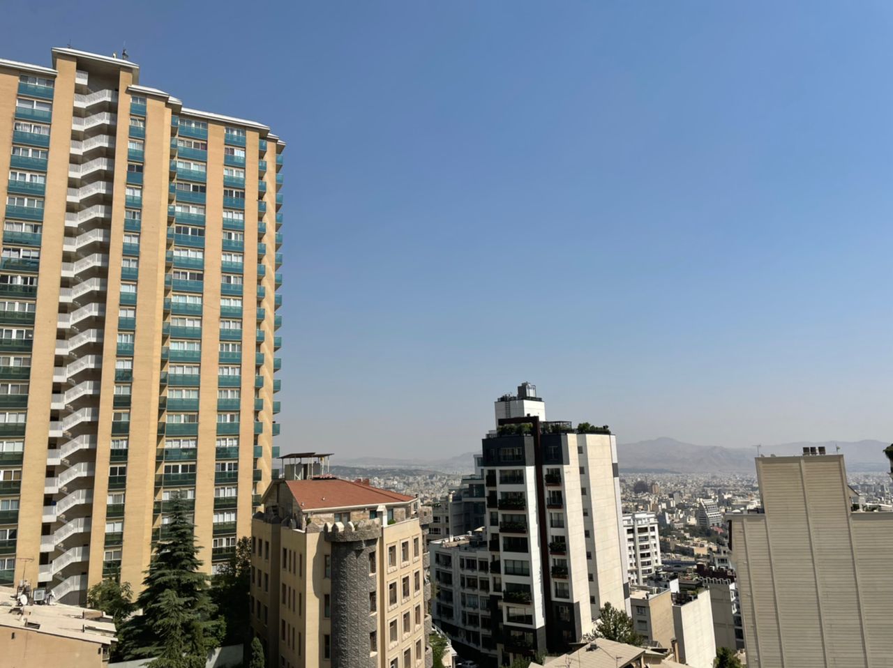 Furnished apartment in Tehran Elahiyeh-View