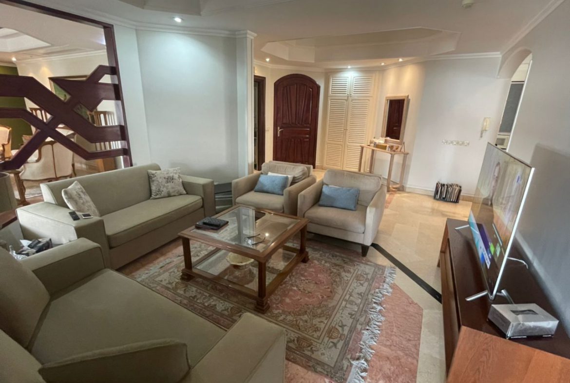Furnished apartment in Tehran Elahiyeh-TV room