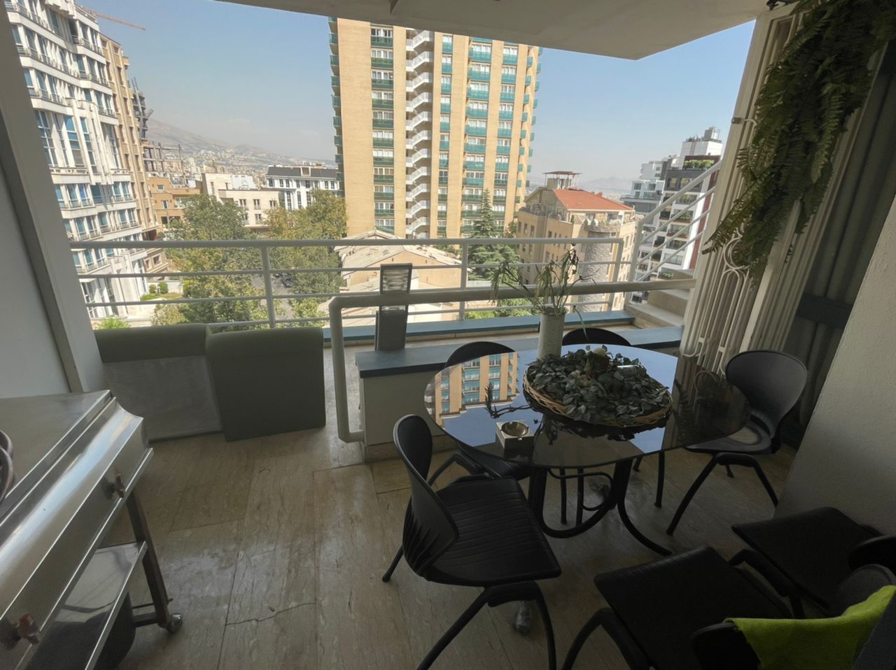 Furnished apartment in Tehran Elahiyeh-Terrace