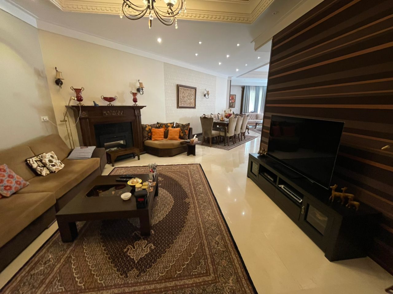 Rent Furnished Apartment In Tehran Farmanieh code 1261-2