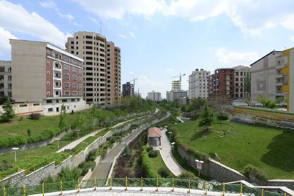 Sasan Park in Velenjak neighborhood in Tehran